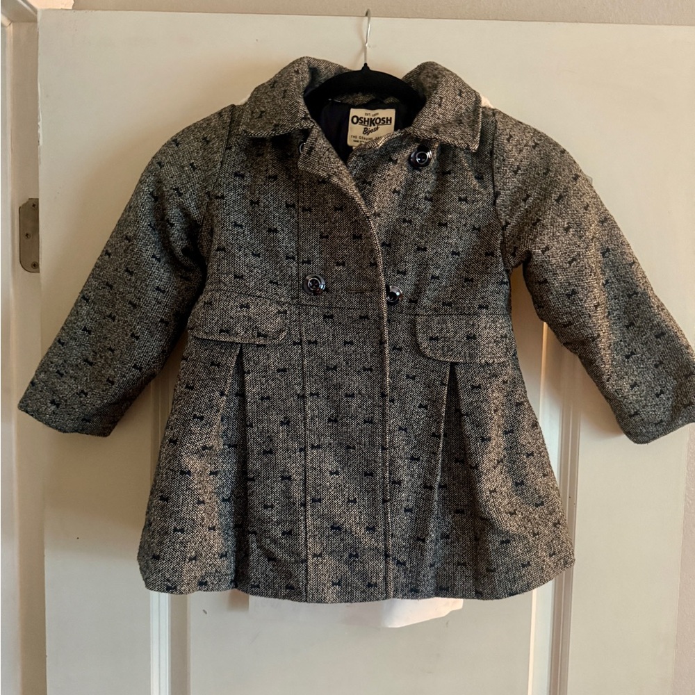 OshKosh B'gosh Charcoal Pea Coat for Kids